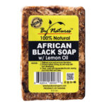 BY NATURES African Black Soap (6.5oz) - Lemon