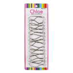 CHLOE 14pcs Twin Beads Ponytailers 12mm - Clear #BR2612C