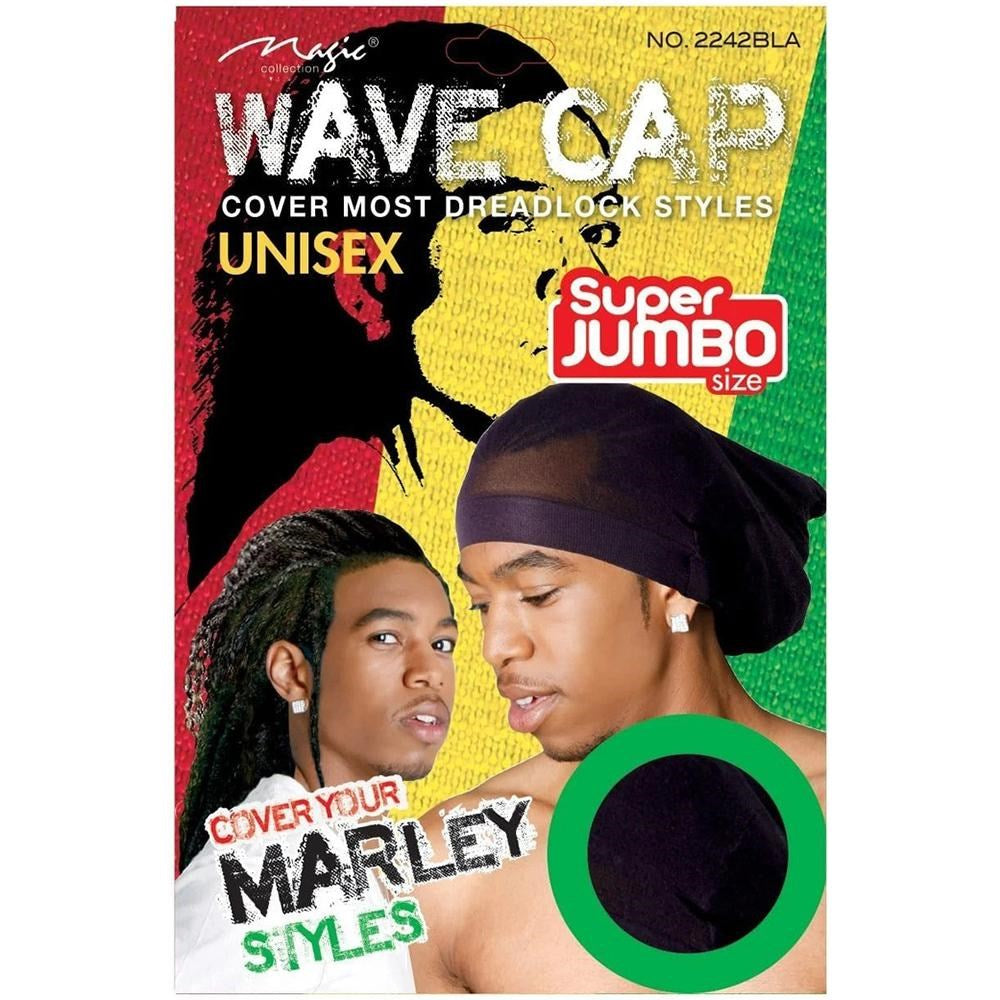 MAGIC COLLECTION Wave Cap Dreadlock Styles Super Jumbo - Black
