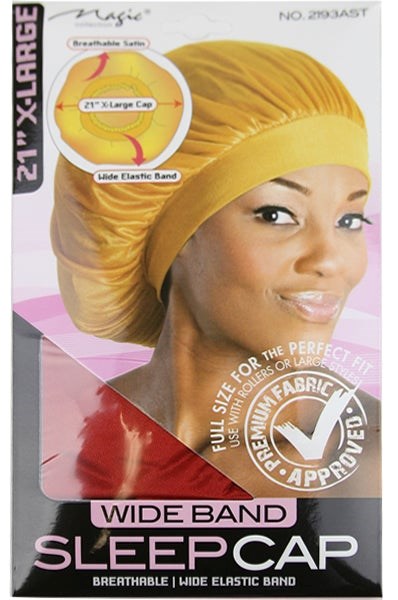 MAGIC COLLECTION Wide Band Sleep Cap [X-Large] - Assorted