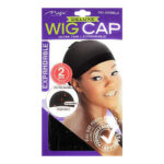 MAGIC COLLECTION 2pcs Wig Cap - Black