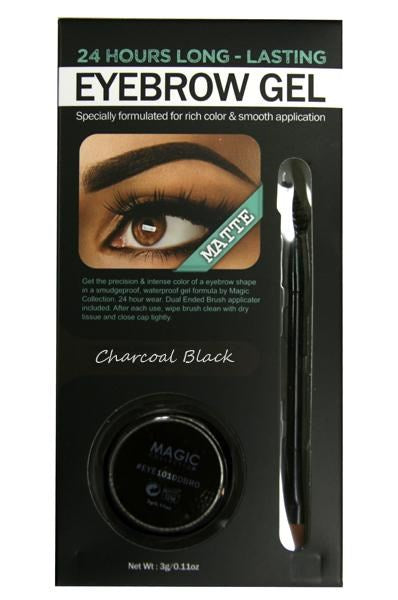 MAGIC COLLECTION Waterproof Eyebrow Gel (0.11oz) - Charcoal Black