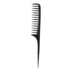 MAGIC COLLECTION Extra Long Bone Tail Comb 12pcs Bulk Pack - Black