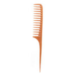 MAGIC COLLECTION Extra Long Bone Tail Comb 12pcs Bulk Pack - Light Brown