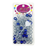 MAGIC COLLECTION Metallic & Glitter Beads Mix - Royal Blue