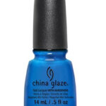CHINA GLAZE  Nail Lacquer (0.5 fl.oz/14ml) - Blue Sparrow (Discontinued)