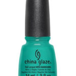 CHINA GLAZE  Nail Lacquer (0.5 fl.oz/14ml) - Turned Up Turquoise 70345
