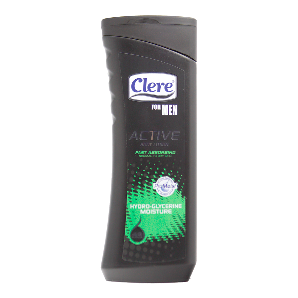 CLERE For Men Active Body Lotion (13.53oz) - Hydro Glycerin Moisture