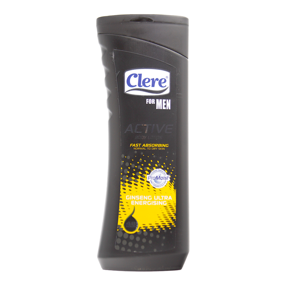 CLERE For Men Active Body Lotion (13.53oz) - Ginseng Ultra Energising