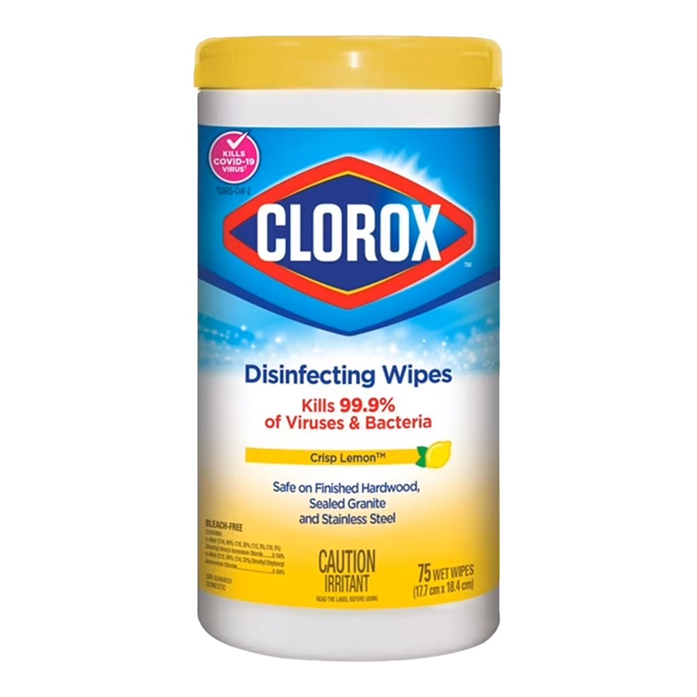 CLOROX Disinfecting Wipes (75ct) - Lemon Fresh