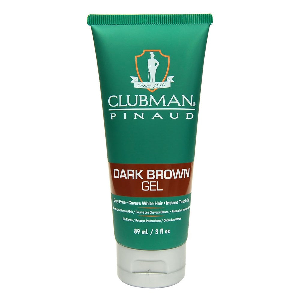 CLUBMAN Pinaud Instant Touch Up Color Gel (3oz) - Dark Brown