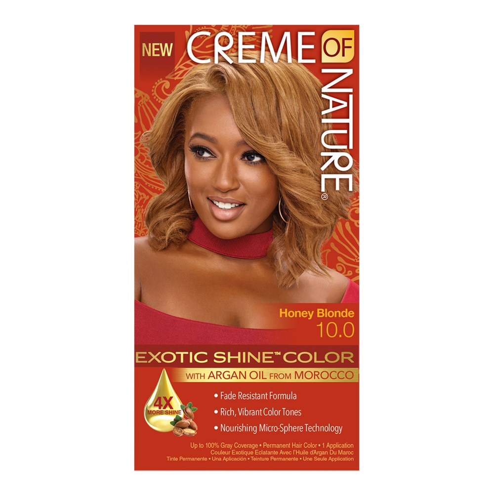 CREME OF NATURE Argan Oil Exotic Shine Color - 10.0 Honey Blonde