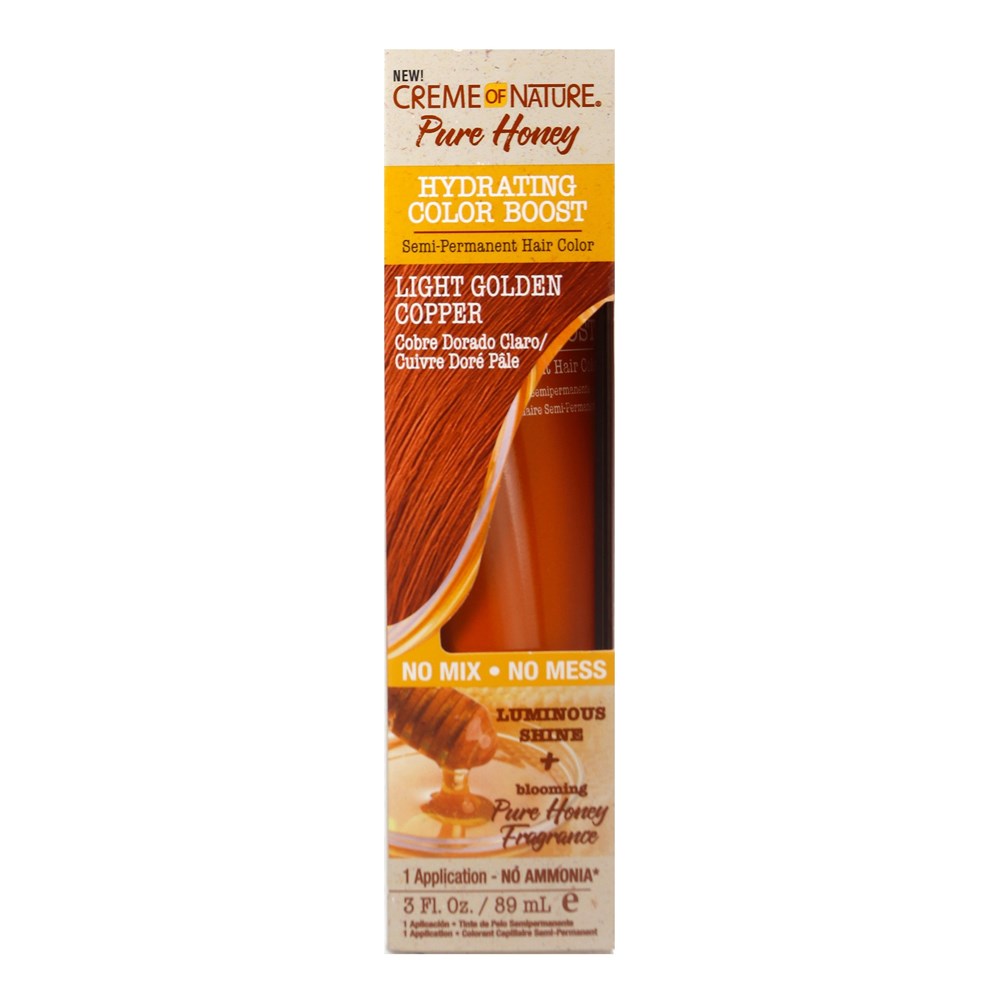 CREME OF NATURE Pure Honey Hydrating Color Boost - Light Golden Copper