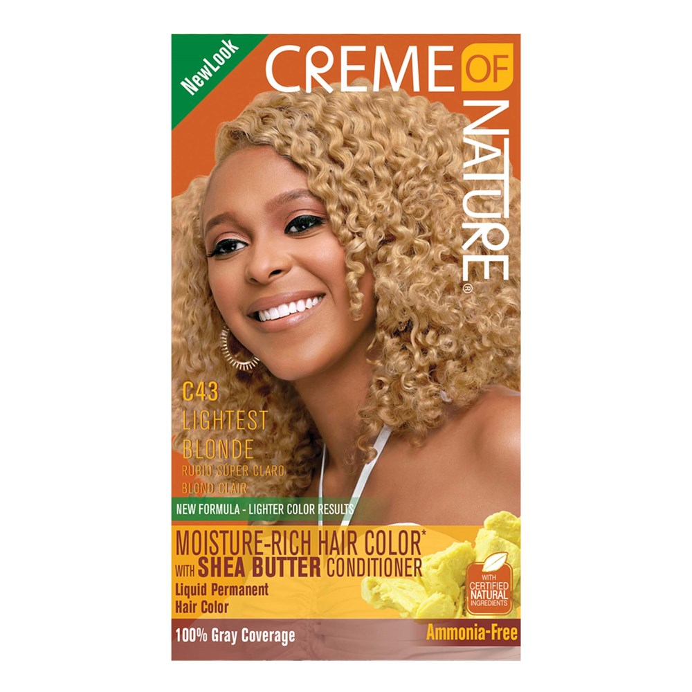 CREME OF NATURE Moisture Rich Hair Color Liquid - C43 Lightest Blonde