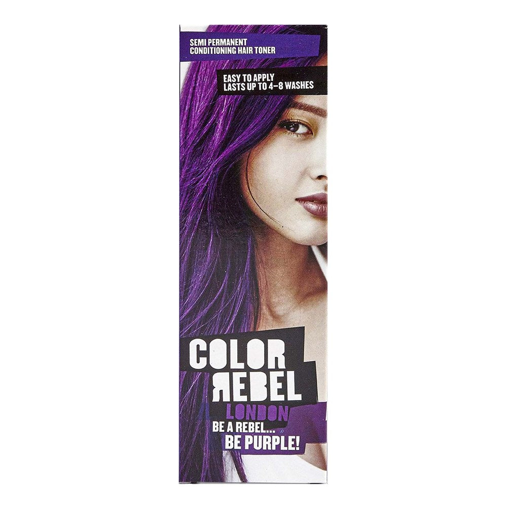 COLOR REBEL LONDON Semi Permanent Hair Toner (100ml) - Purple