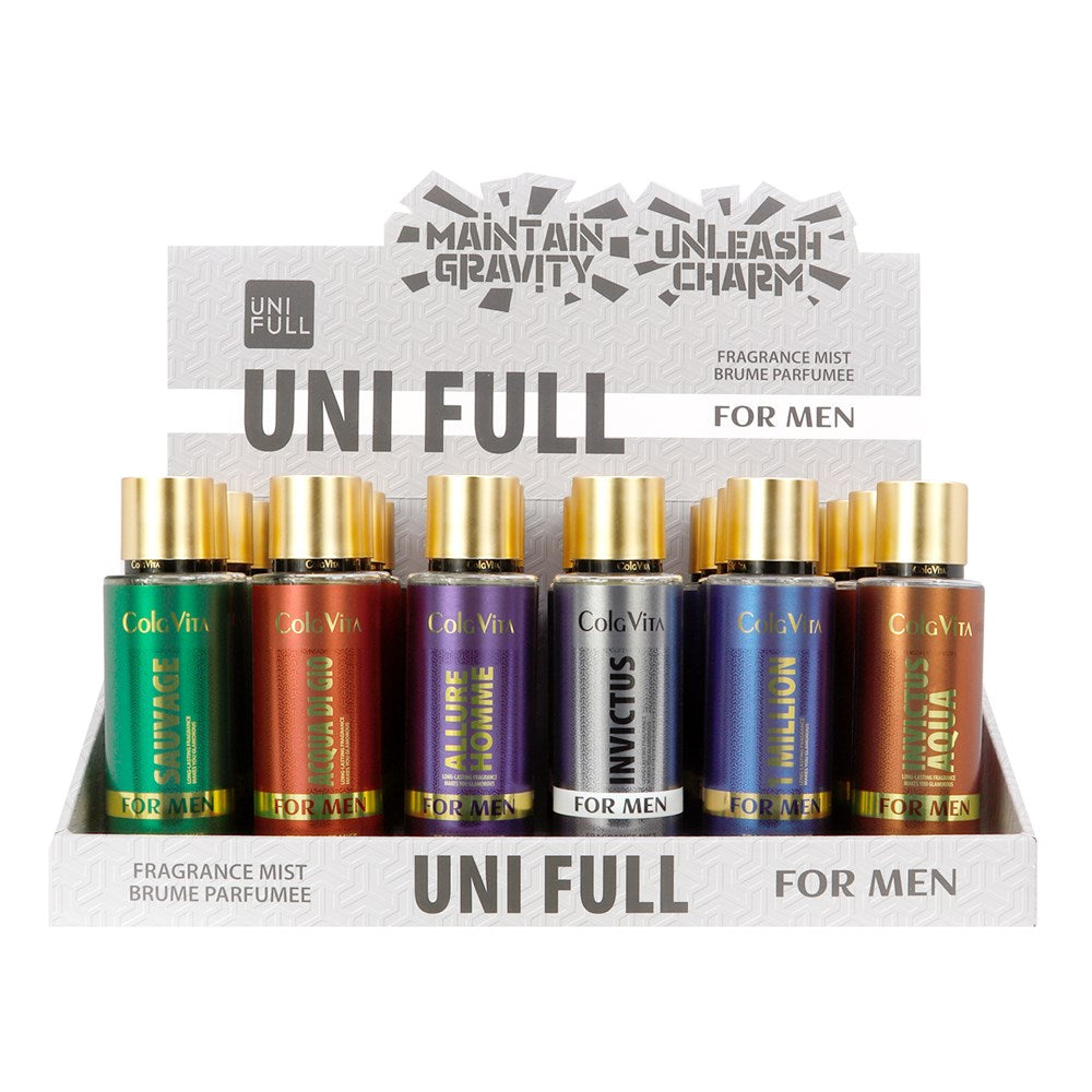 COLG VITA Fragrance Mist For Men (250ml, 6 Flavors ��� 4 Each)