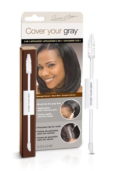 COVER YOUR GRAY 2-IN-1 Wand and Sponge Tip Applicator - Midnight Brown