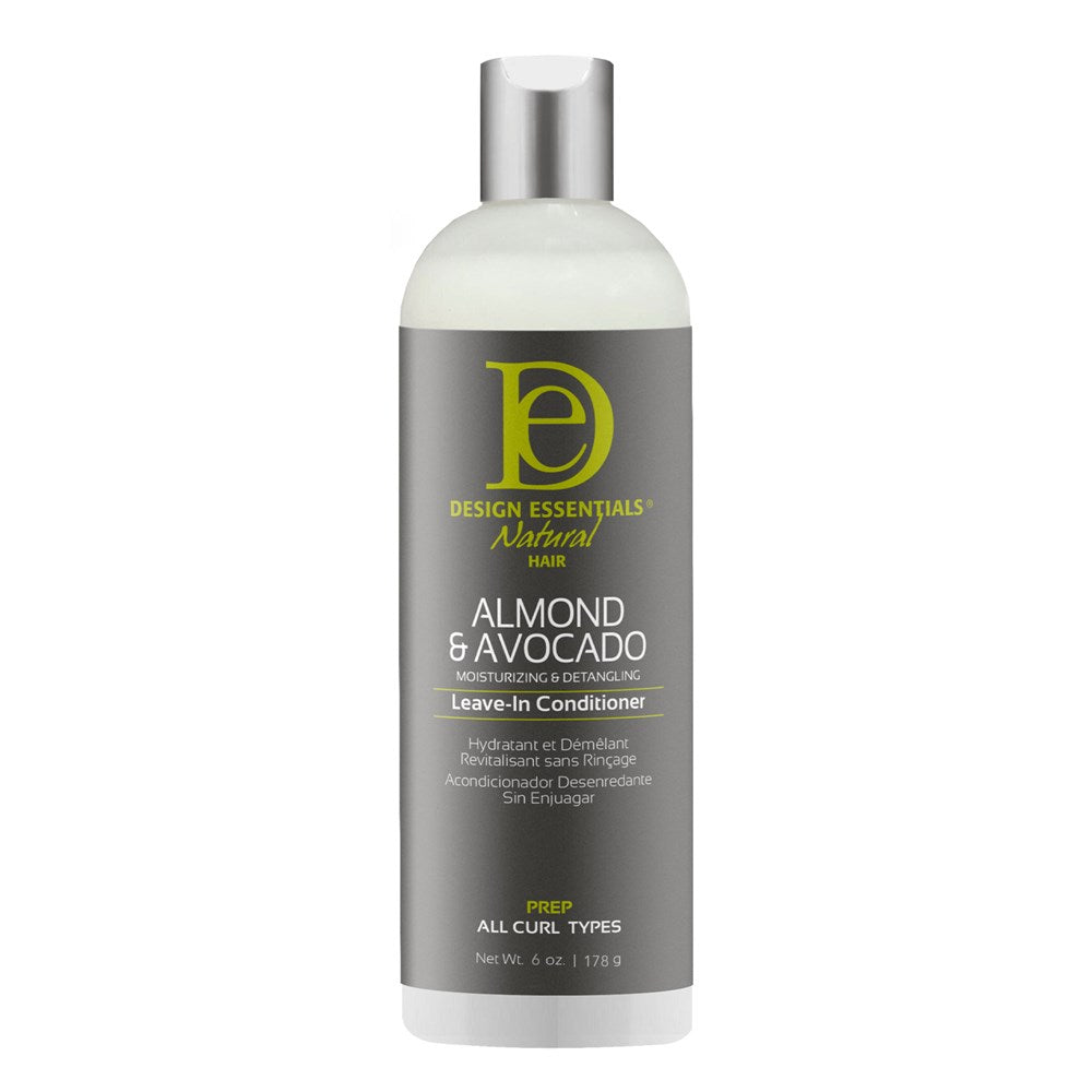 DESIGN ESSENTIALS Almond & Avocado Detangling Leave-In Conditioner - 6oz