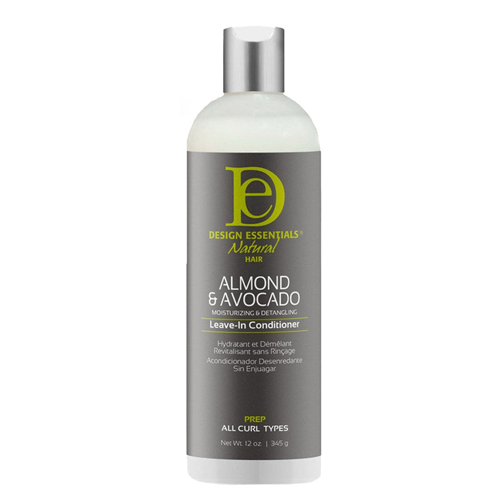 DESIGN ESSENTIALS Almond & Avocado Detangling Leave-In Conditioner - 12oz