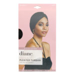 DIANE Premium Pleated Turban - Black