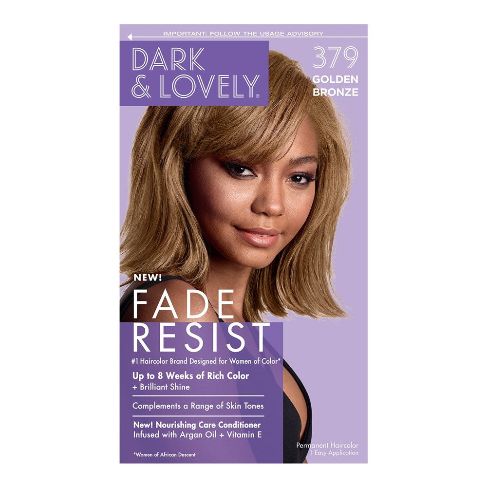 DARK & LOVELY Fade Resist Hair Color Kit - 379 Golden Bronze
