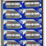 DORCO Platinum Stainless Steel Blades Blue ST300 [10 BladesX10packs/Box]
