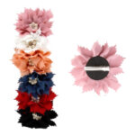 KIM & C Hairclip With Handmade Flower (12pcs) - Combo A