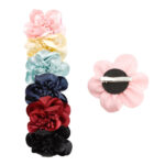 KIM & C Hairclip With Handmade Flower (12pcs) - Combo B