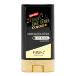 EBIN 24 Hour Edge Tamer Colored Sleek Stick (0.53oz) - 1 Jet Black