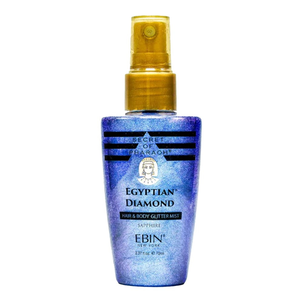 SECRET OF PHARAOH Egyptian Diamond Hair & Body Glitter Mist - Sapphire