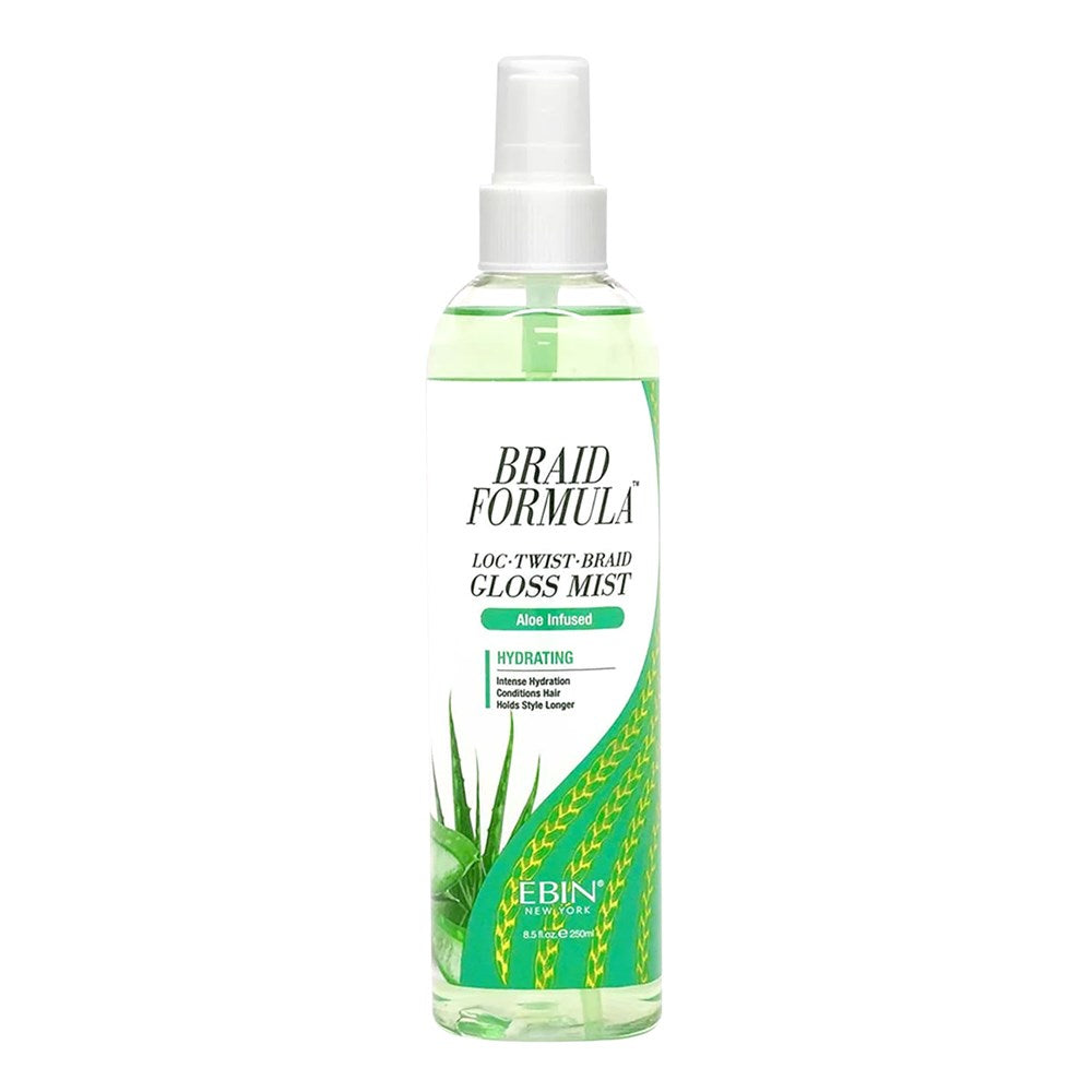 EBIN Braid Formula Loc, Twist, Braid Gloss Mist (8.5oz) - Hydrating (Aole)
