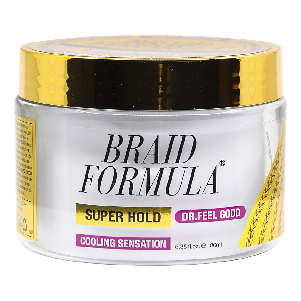 EBIN Braid Formula Dr. Feel Good Conditioning Gel [Menthol Super Hold] - 6.53oz/180ml