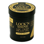 EBIN Braid Formula Lock'n Shine Loc, Twist, Braid Gel [Extreme Firm Hold] - 16.2oz/480ml