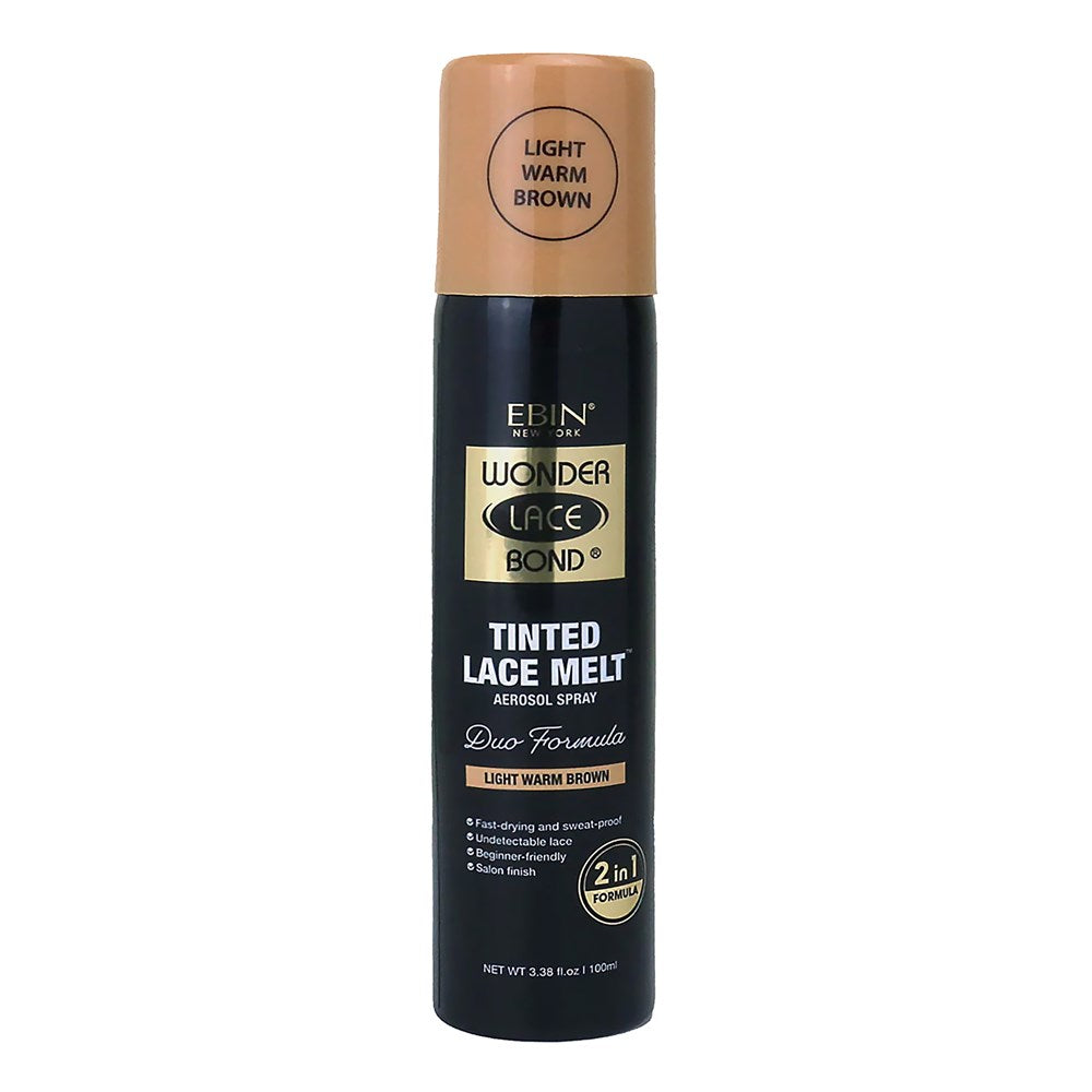 EBIN Wonder Lace Bond Tinted Lace Melt Spray (3.38oz) - Light Warm Brown