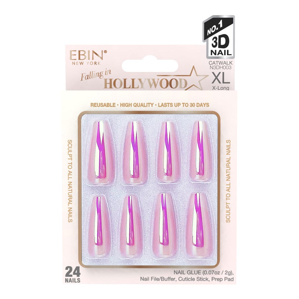 EBIN 3D Nail Falling In Hollywood - Catwalk (XL)