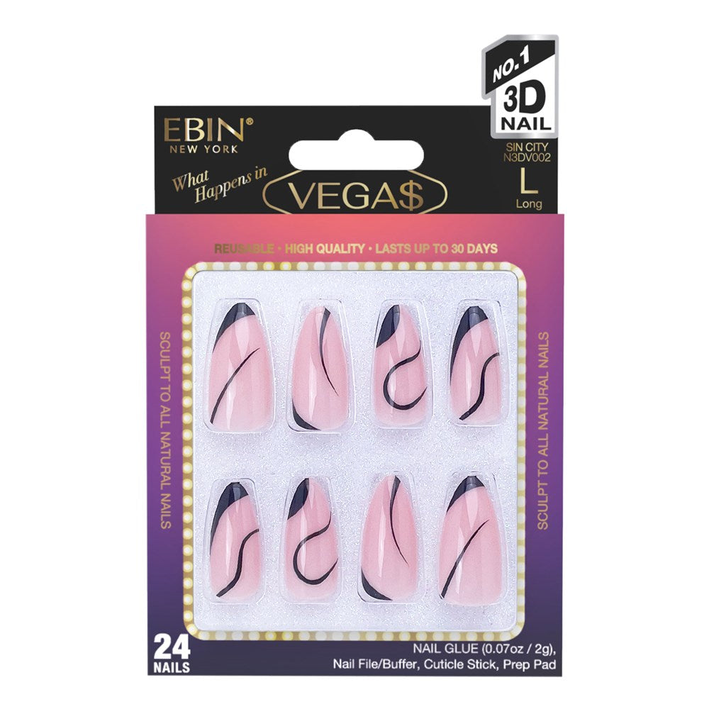 EBIN 3D Nail What Happens In Vegas - Sin City (L)