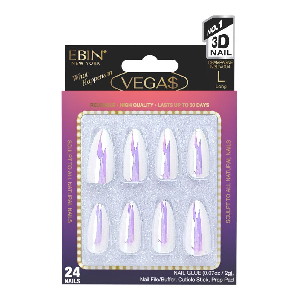 EBIN 3D Nail What Happens In Vegas - Champagne (L)