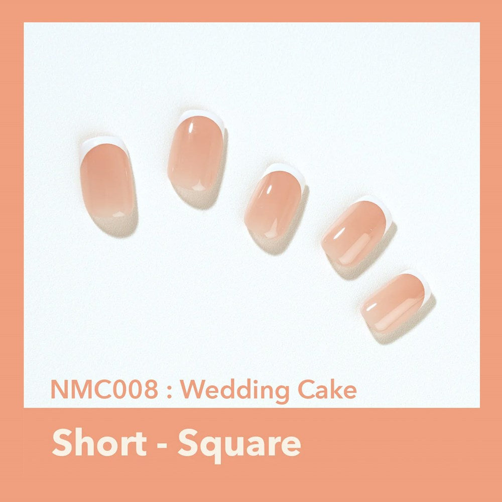 EBIN Mood Too Classy Nail Tips - Wedding Cake (S)