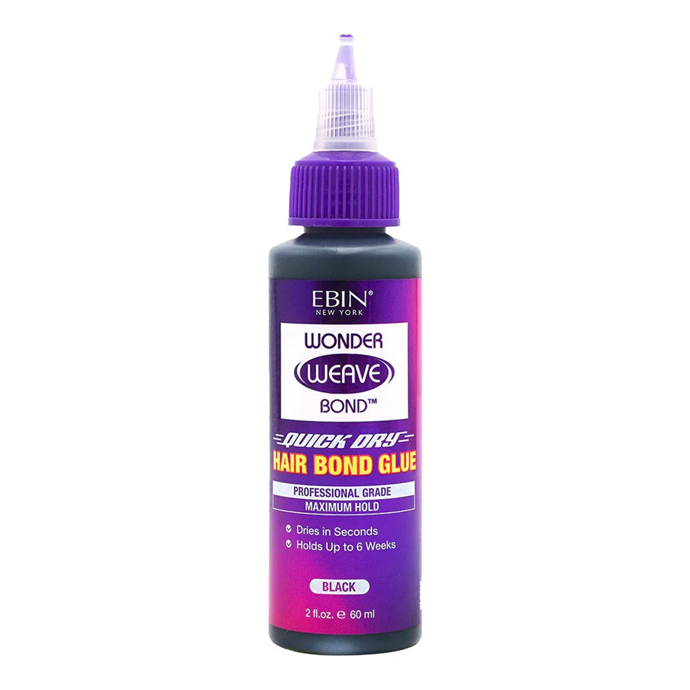 EBIN Wonder Weave Bond Hair Bond Glue [Black] - 2oz
