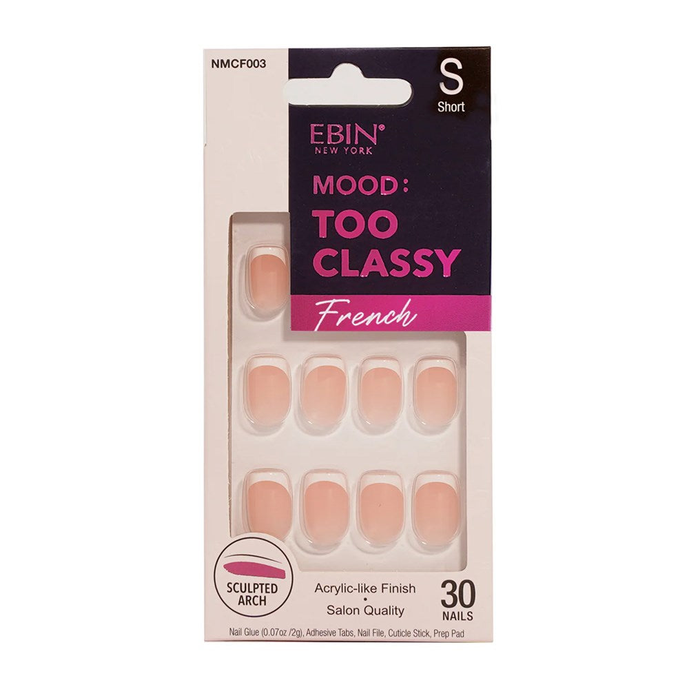 EBIN Mood Too Classy French Nail Tips - NMCF003 (S)