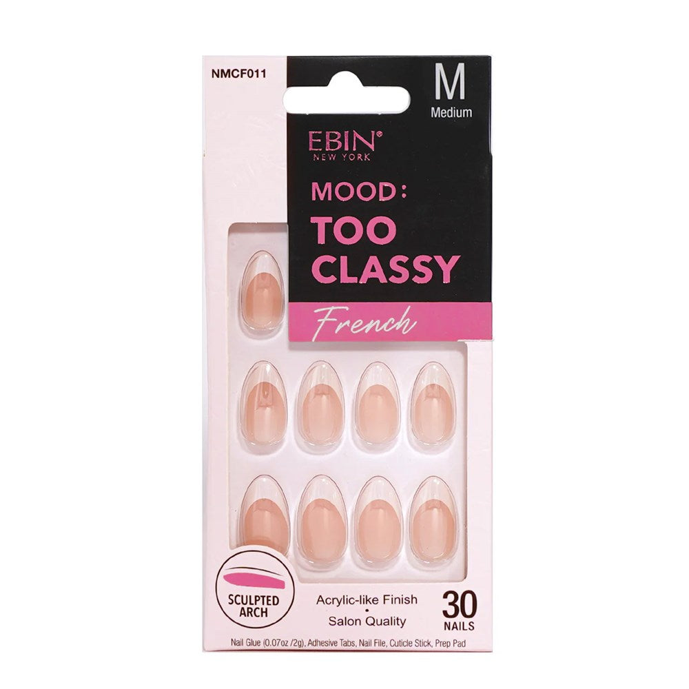 EBIN Mood Too Classy French Nail Tips - NMCF011 (M)