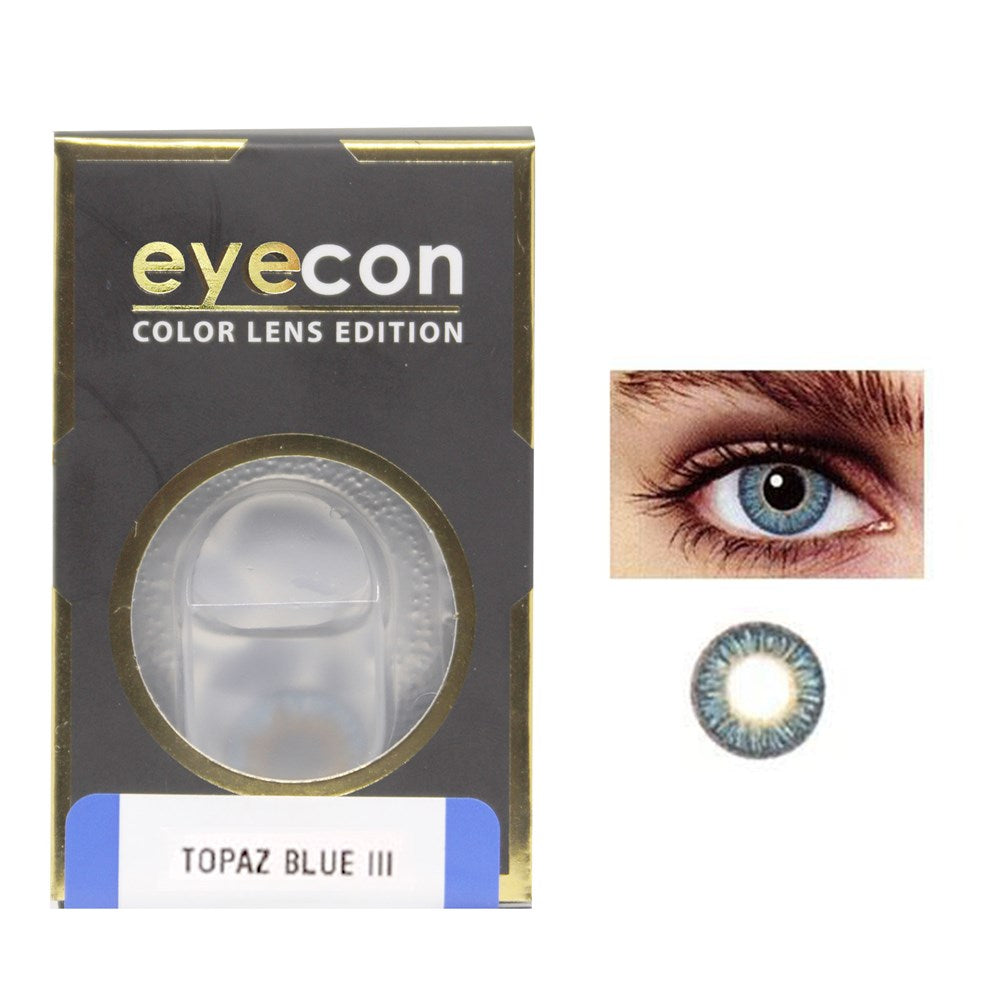 EYECON Color Lenses - (3Tone) - Topaz Blue3 #CL304