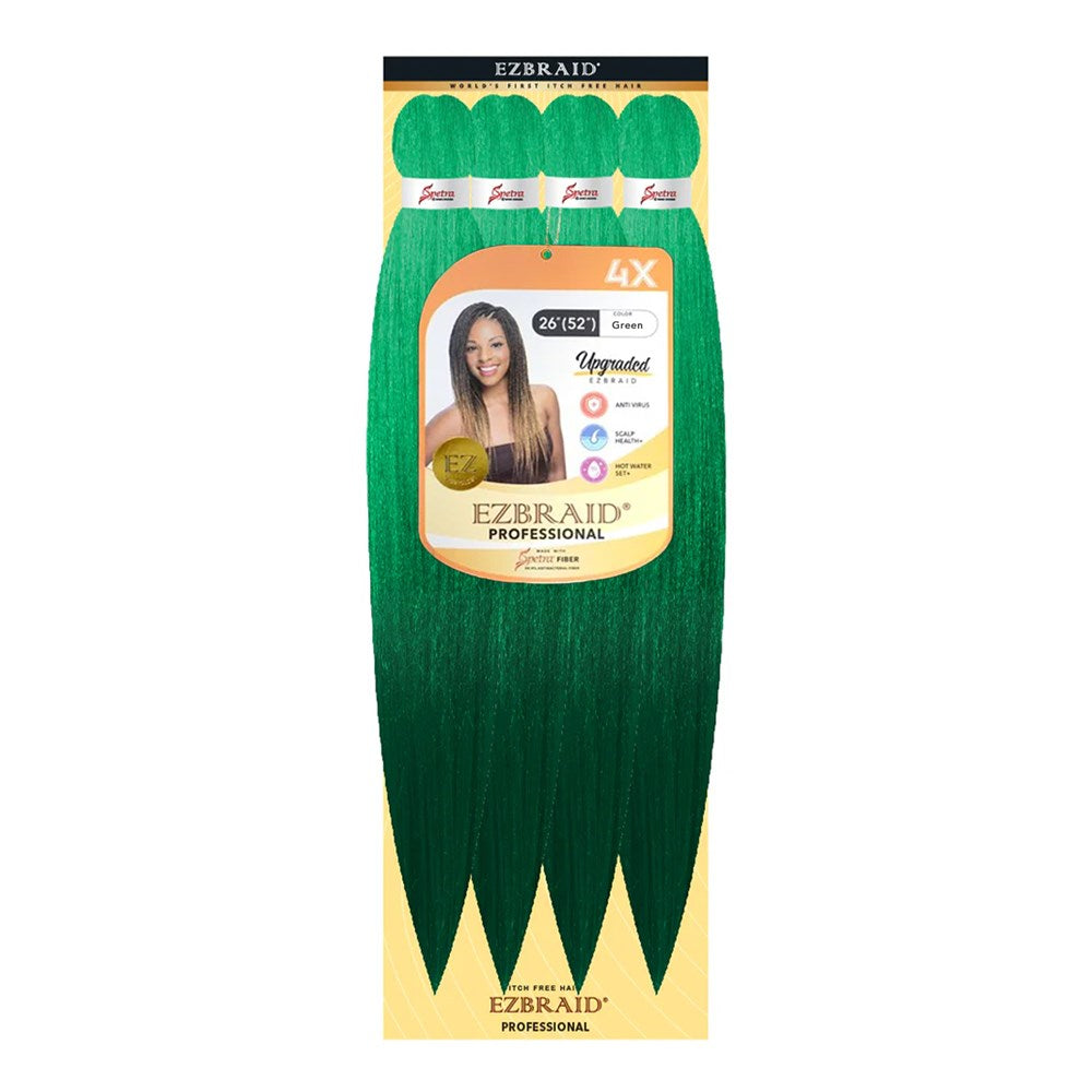 EZBRAID Professional 4X Pre-Stretched Braid - Green / 26inch