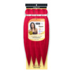 EZBRAID Professional 4X Pre-Stretched Braid - Red / 26inch