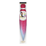 EZBRAID Platinum 2-Tone Color Pre-Stretched Braid (26inch) - Red