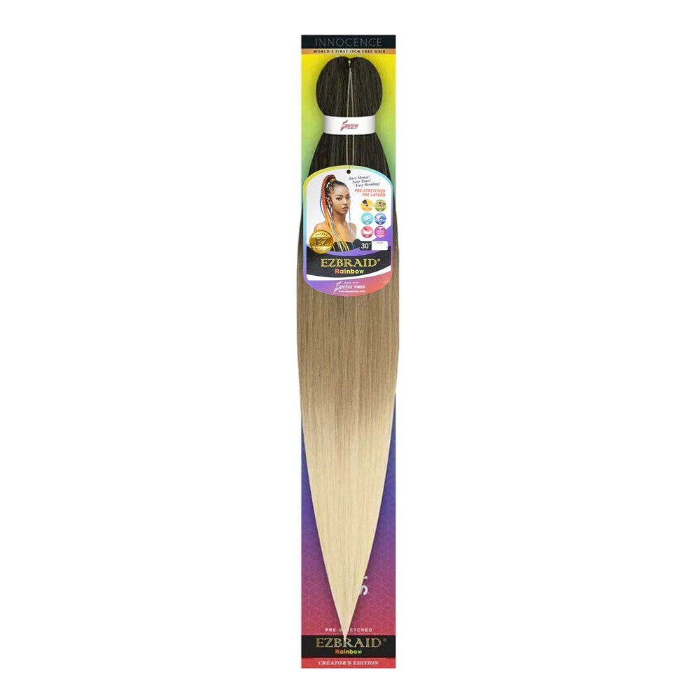 EZBRAID Rainbow 3-Tone Color Pre-Stretched Braid (30inch) - T1B/27/613
