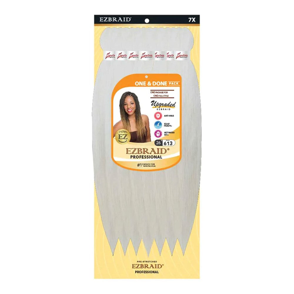 EZBRAID Professional 7X One & Done Pre-Stretched Braid (26inch) - 613