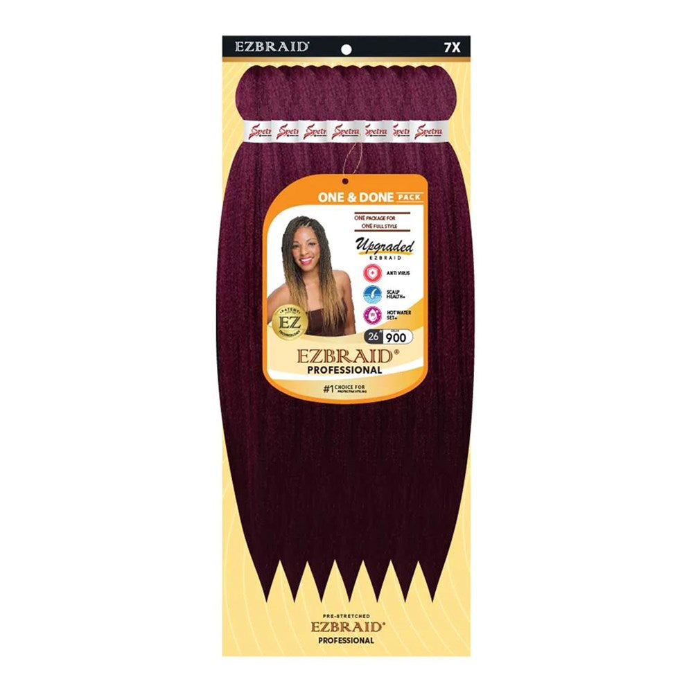 EZBRAID Professional 7X One & Done Pre-Stretched Braid (26inch) - 900