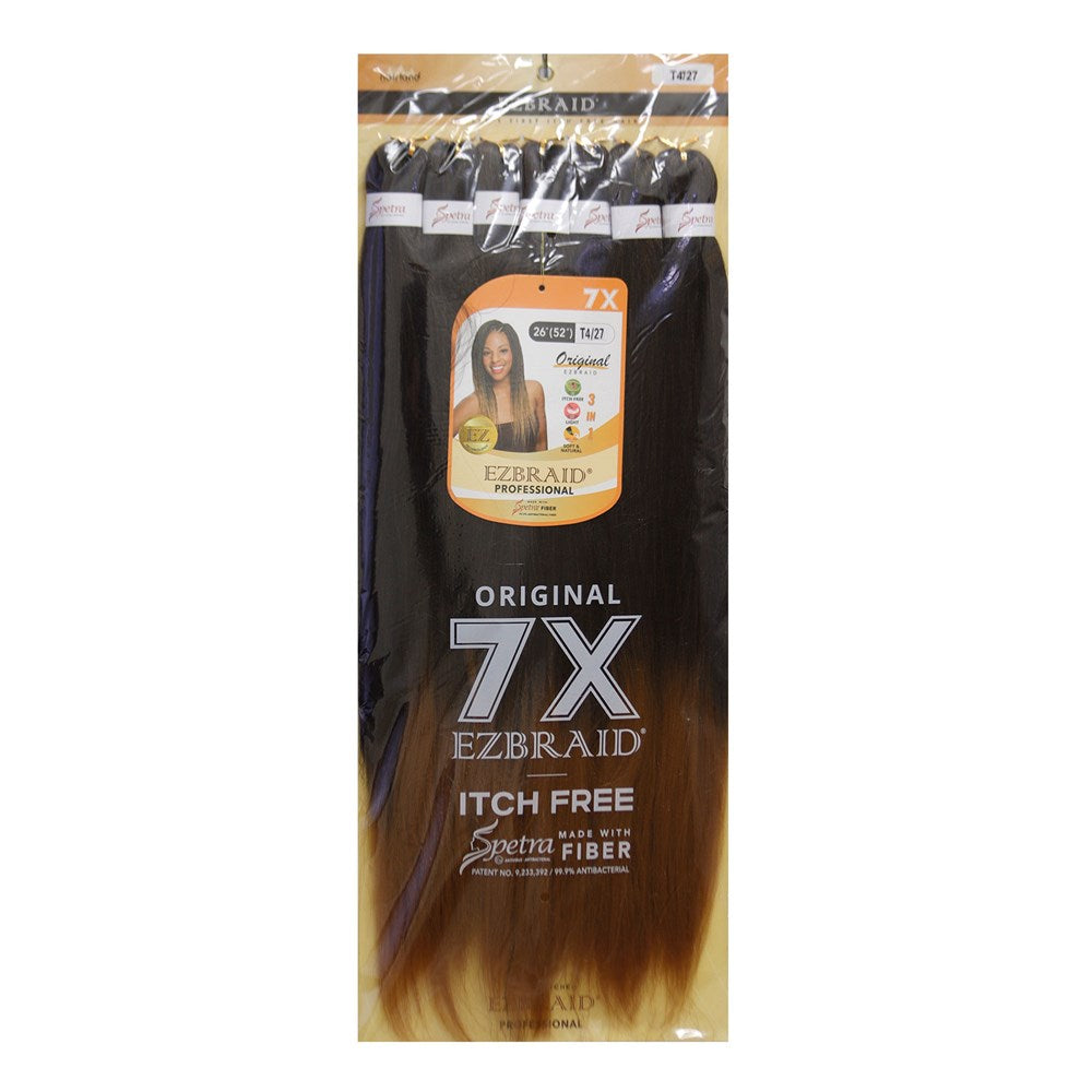EZBRAID Professional 7X One & Done Pre-Stretched Braid (26inch) - T4/27