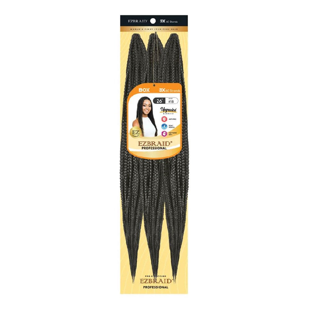 EZBRAID Professional 3X Box Braid (26inch) - 1B